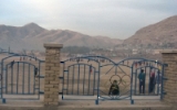 Staubiger Sportplatz in der afghanischen Hauptstadt Kabul, Islamische Republik Afghanistan