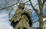 Johannes von Nepomuk Statue in der Stadt Bärnau