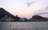 Abendstimmung in Rio de Janeiro an der Lagoa da Freitas