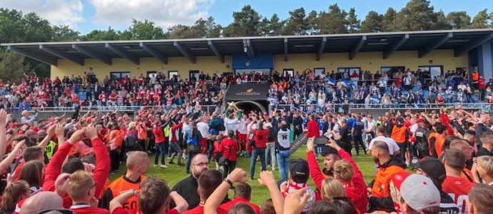 Landespokal-Sieg für Energie Cottbus gegen Krieschow