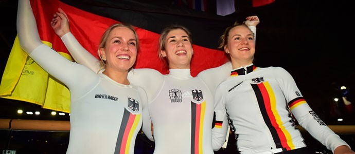 Deutsche Teamsprinterinnen holen sensationell Gold bei der Bahn-WM