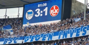 Hertha BSC vs. 1. FC Kaiserslautern: &quot;Die Hertha-Fahne macht Quatsch&quot;
