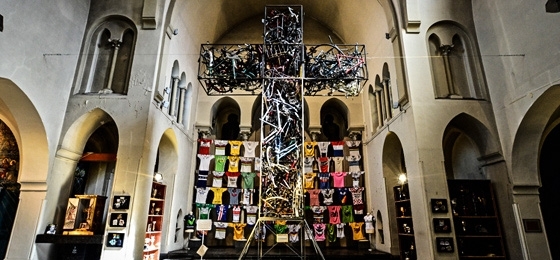Radrennsport ist Religion - Katechismus der Inspiration: Ausstellung in der Paterskirche