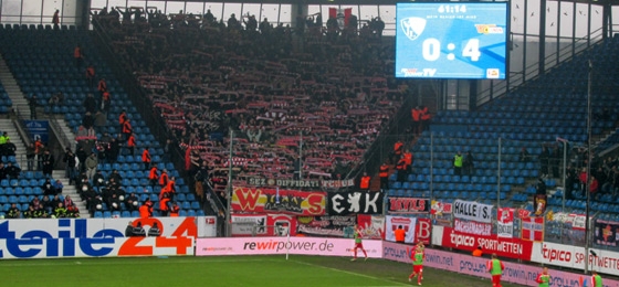 Union Fans feiern in Bochum