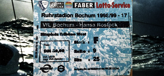 Hansa Rostock in Bochum im Mai 1999: Anpacken, hart steuerbord und volle Kraft voraus!