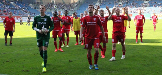 F.C. Hansa Rostock vs. Hallescher FC: Verbalgefechte und verdienter Gästesieg