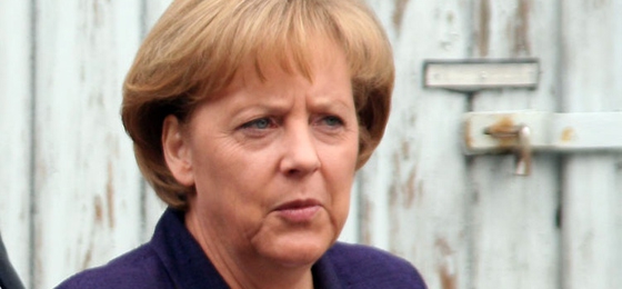 Bundeskanzlerin Angela Merkel in der Gedenkstätte Hohenschönhausen