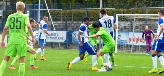 Testspiel: Hertha BSC und Erzgebirge Aue trennen sich 1:1