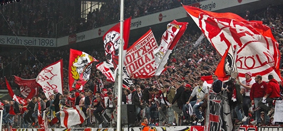Kölner Fans gegen FC Union Berlin