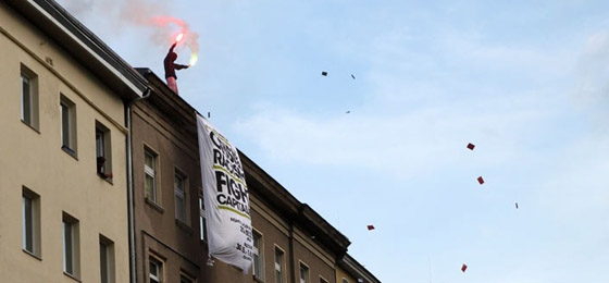 Revolutionäre 1. Mai Demonstration erreicht erstmals das Berliner Stadtzentrum