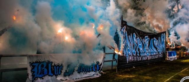 Pyro satt und Aufstiegsparty beim SV Blau-Weiss Möglenz