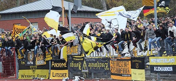 Aachener Fans in Wattenscheid