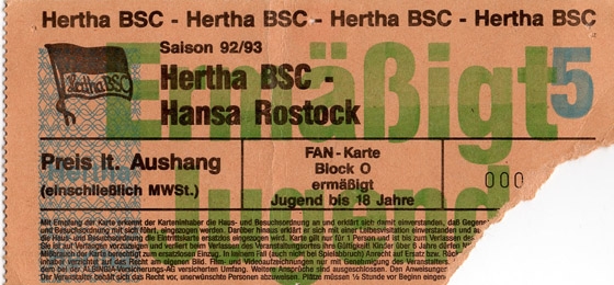 Hertha BSC vs. Hansa Rostock: Erinnerungen ans erste Duell im Olympiastadion im März 1993