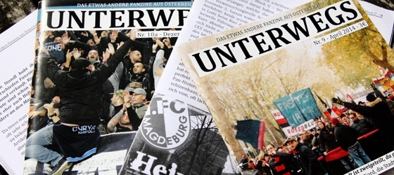Unterwegs Fanzine aus Österreich: Retro-Serie, gehaltvolle Interviews und berühmte Stoffe